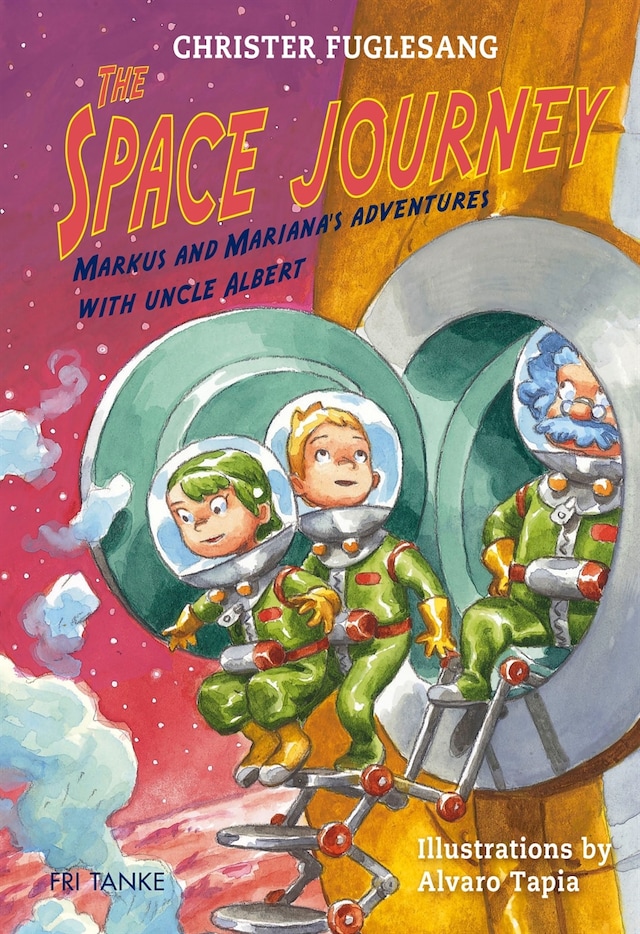 Boekomslag van The Space Journey. Marcus and Mariana's Adventures with Uncle Albert