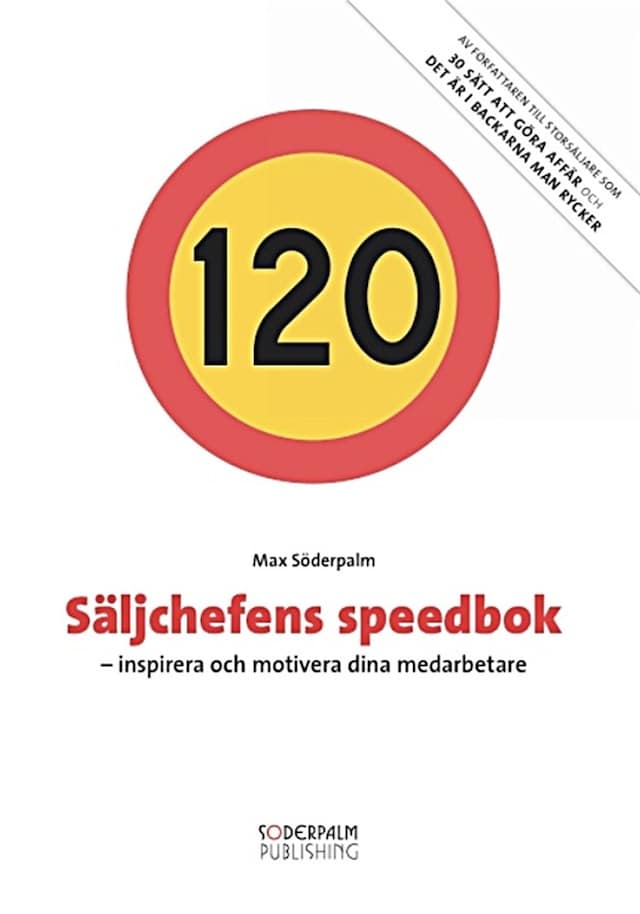 Book cover for Säljchefens speedbok - inspirera och motivera dina medarbetare