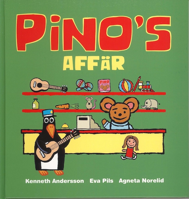 Buchcover für Pinos affär