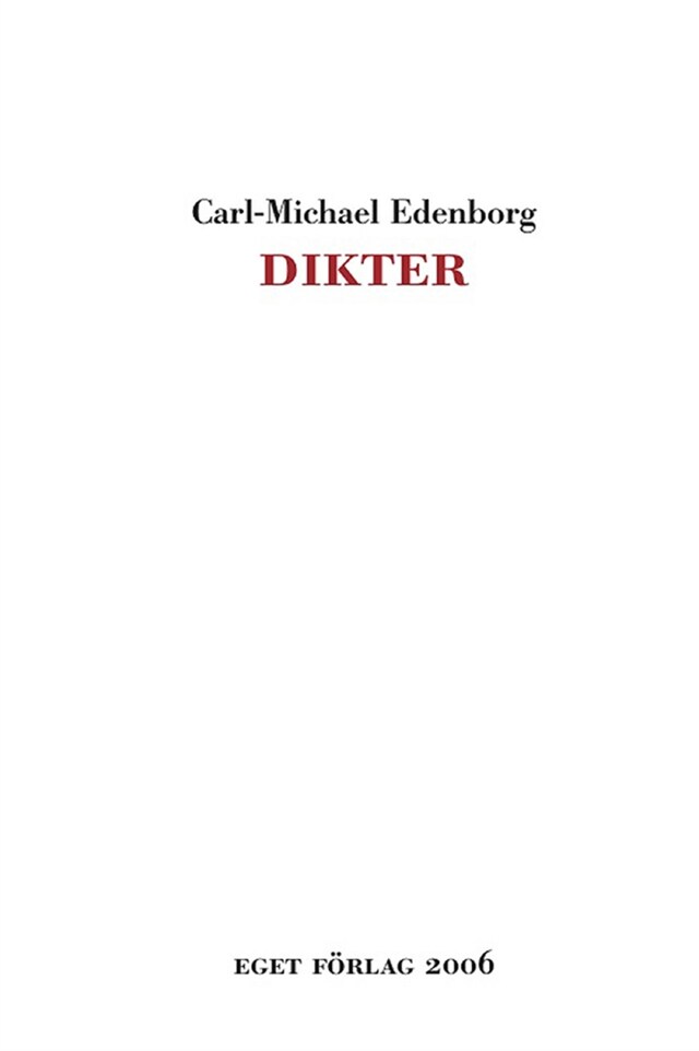 Book cover for Dikter