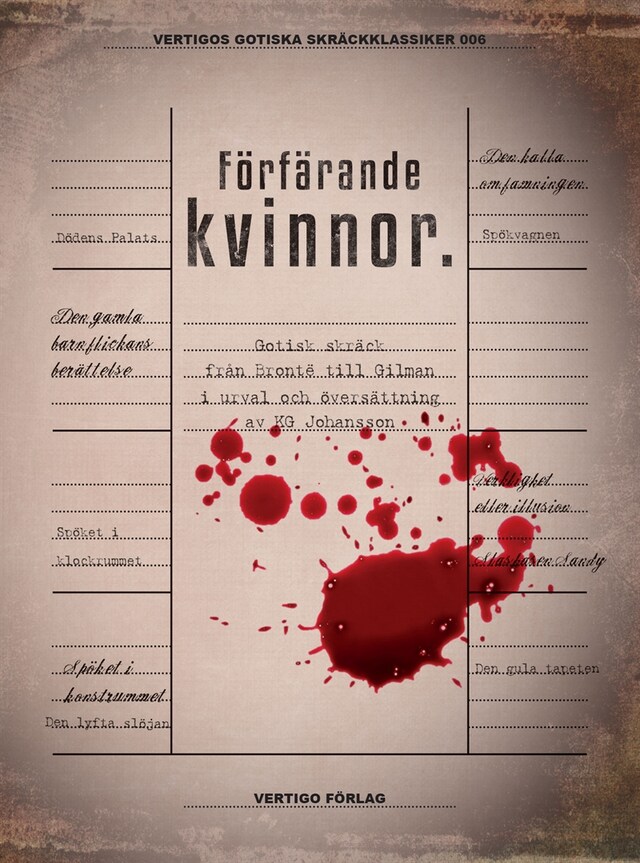 Okładka książki dla Förfärande kvinnor