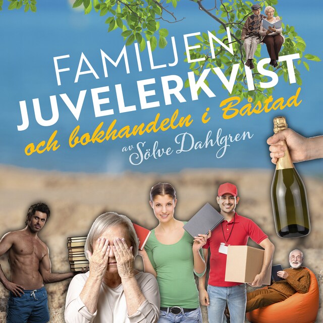 Kirjankansi teokselle Familjen Juvelerkvist och bokhandeln i Båstad