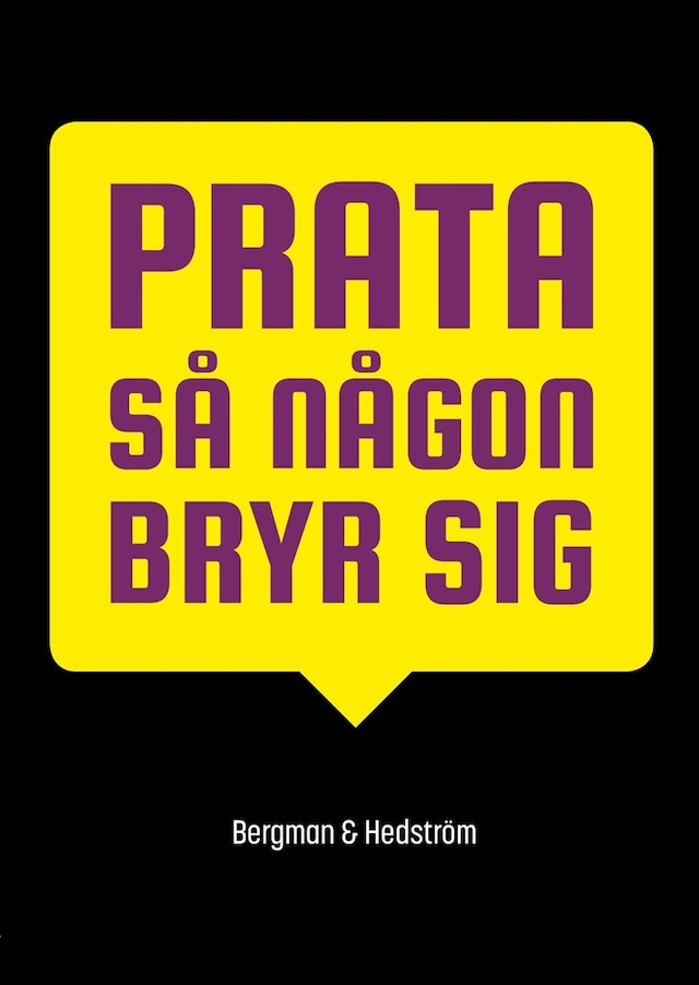 Okładka książki dla Prata så någon bryr sig