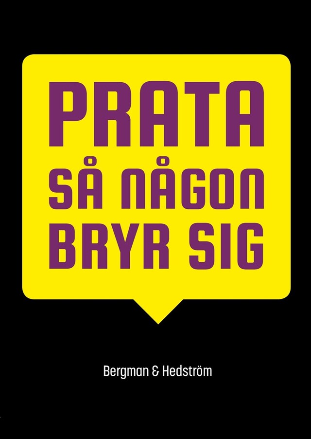 Couverture de livre pour Prata så någon bryr sig