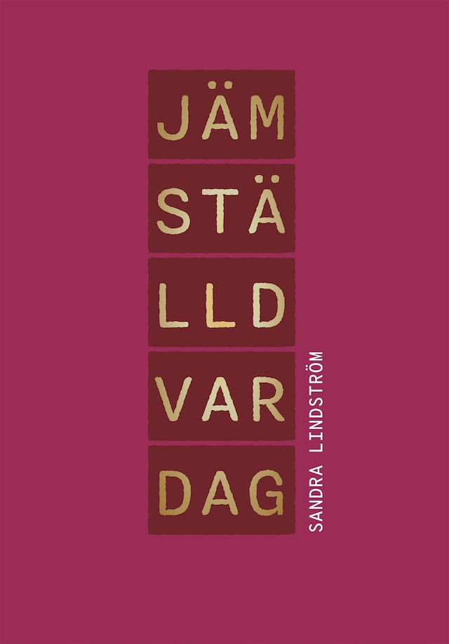 Okładka książki dla Jämställd vardag