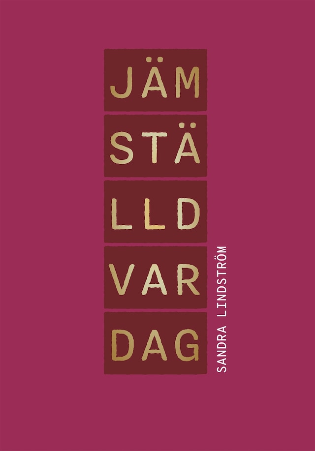 Bogomslag for Jämställd vardag