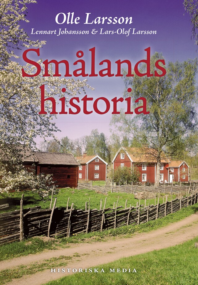 Book cover for Smålands historia