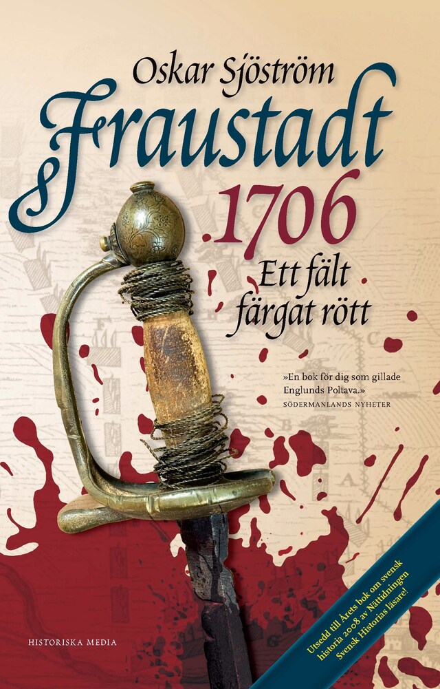 Kirjankansi teokselle Fraustadt 1706 : ett fält färgat rött
