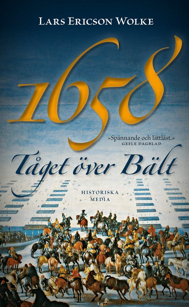 Boekomslag van 1658 : tåget över Bält