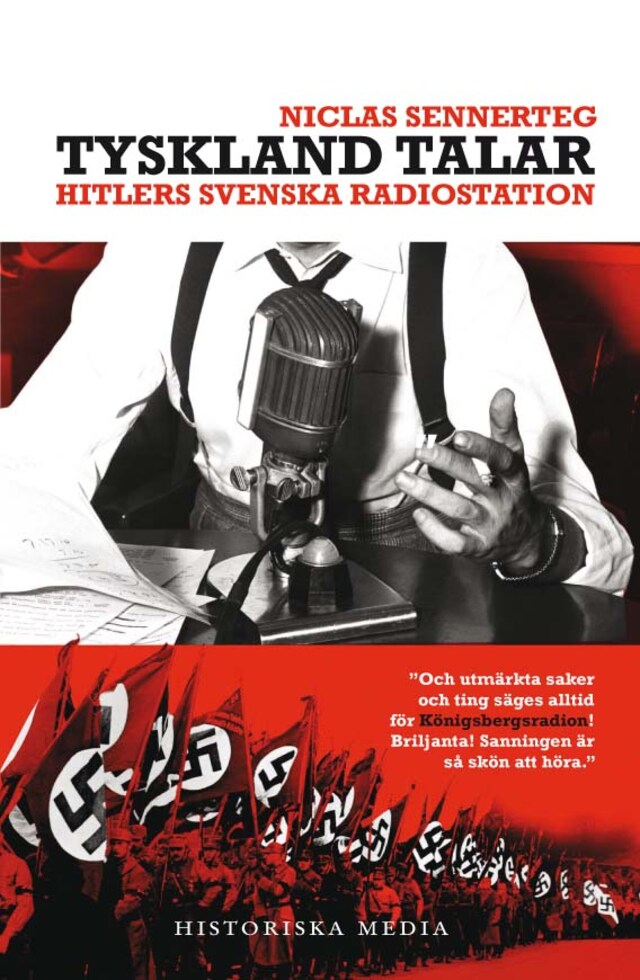 Kirjankansi teokselle Tyskland talar : Hitlers svenska radiostation