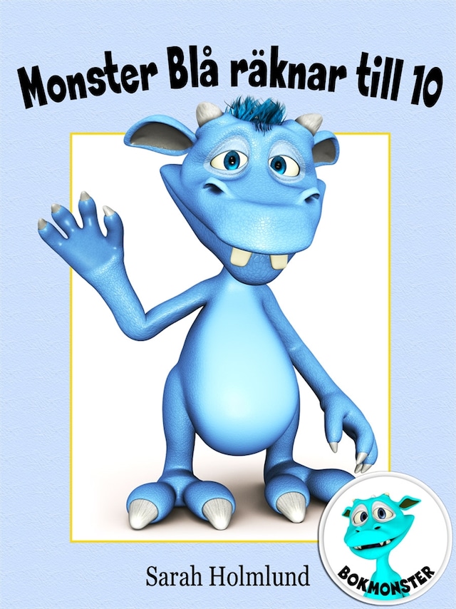 Copertina del libro per Monster Blå räknar till 10