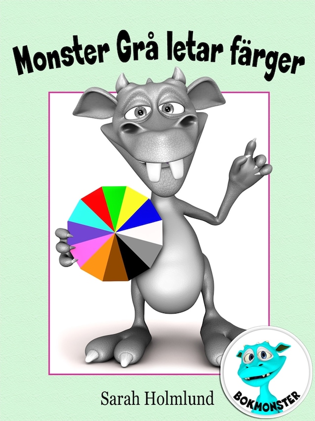 Copertina del libro per Monster Grå letar färger