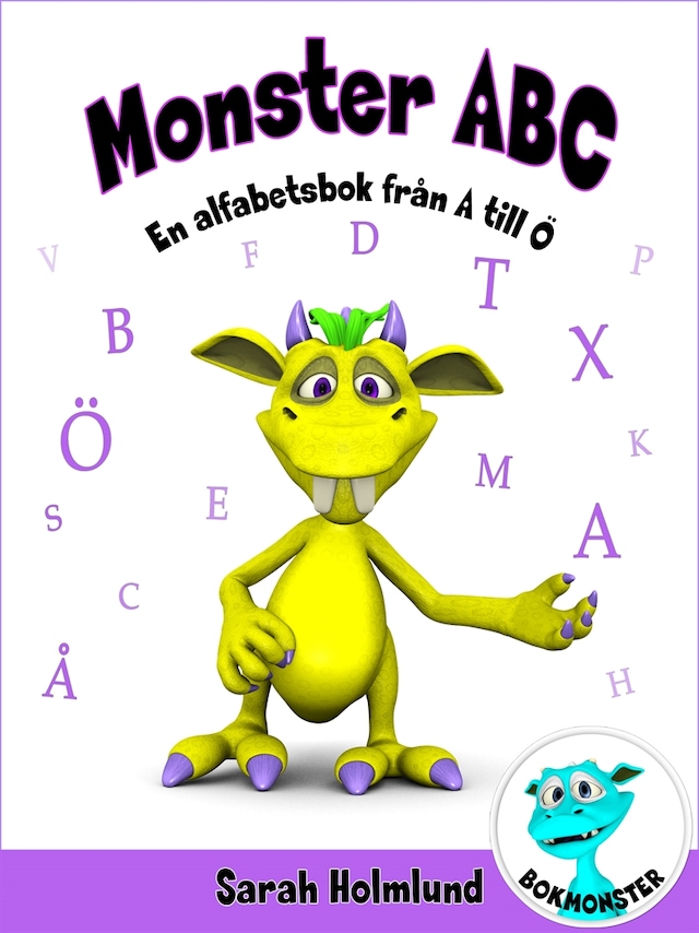 Book cover for Monster ABC. En alfabetsbok från A till Ö