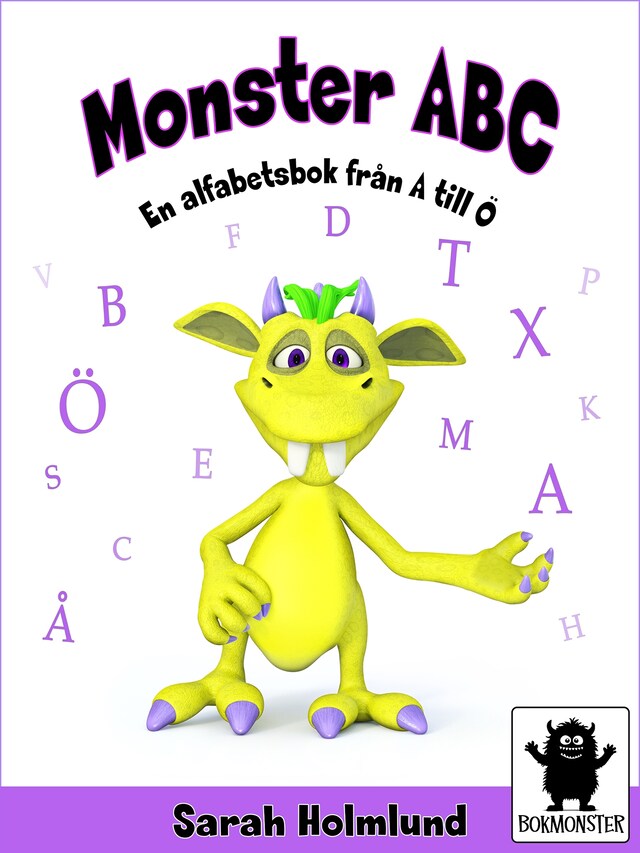 Book cover for Monster ABC. En alfabetsbok från A till Ö