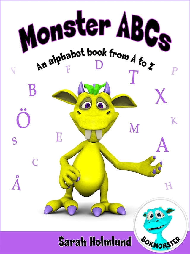 Book cover for Monster ABCs - An alphabet book from A to Z