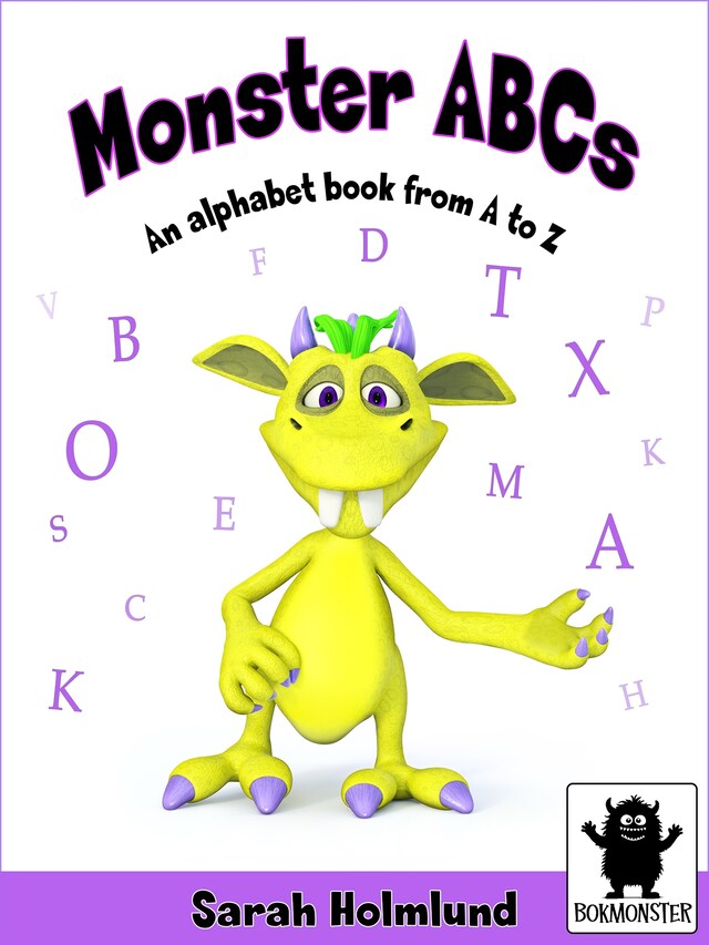 Book cover for Monster ABCs - An alphabet book from A to Z