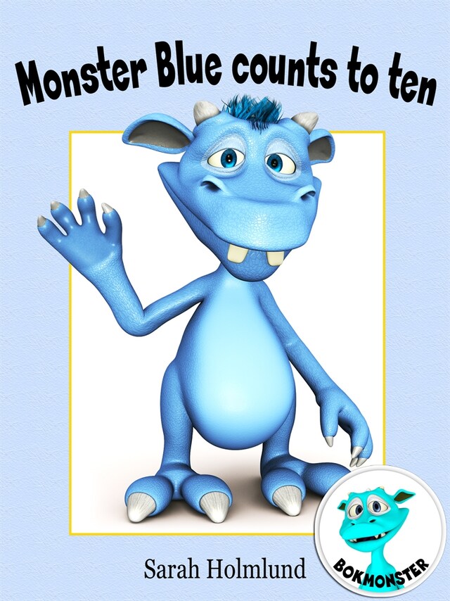 Boekomslag van Monster Blue counts to ten