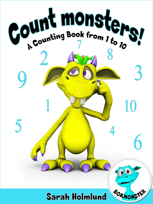 Book cover for Count monsters! A Counting Book from 1 to 10