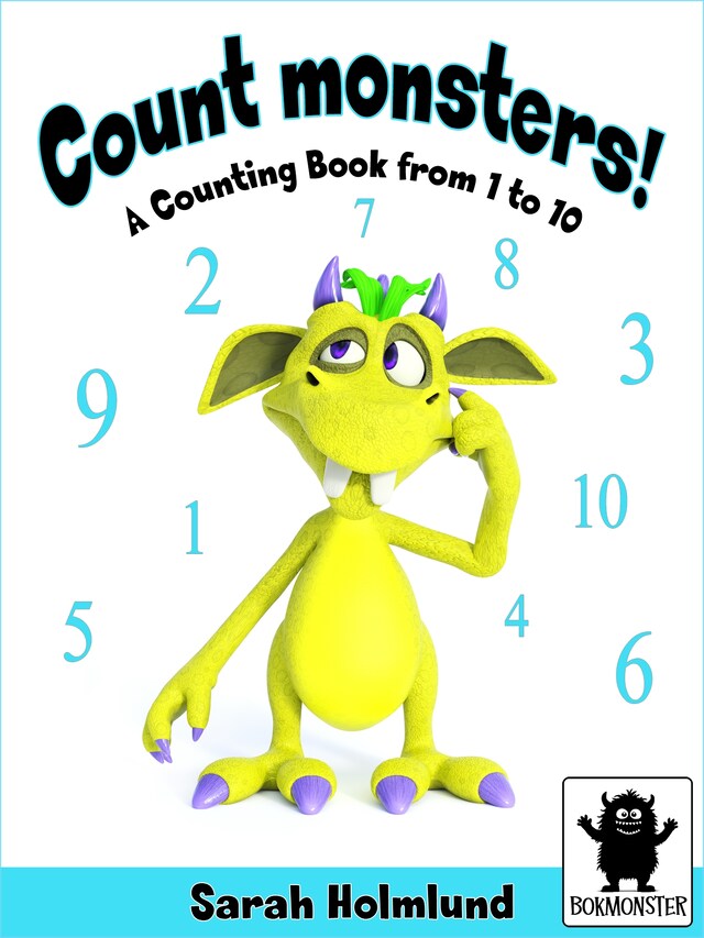 Book cover for Count monsters! A Counting Book from 1 to 10