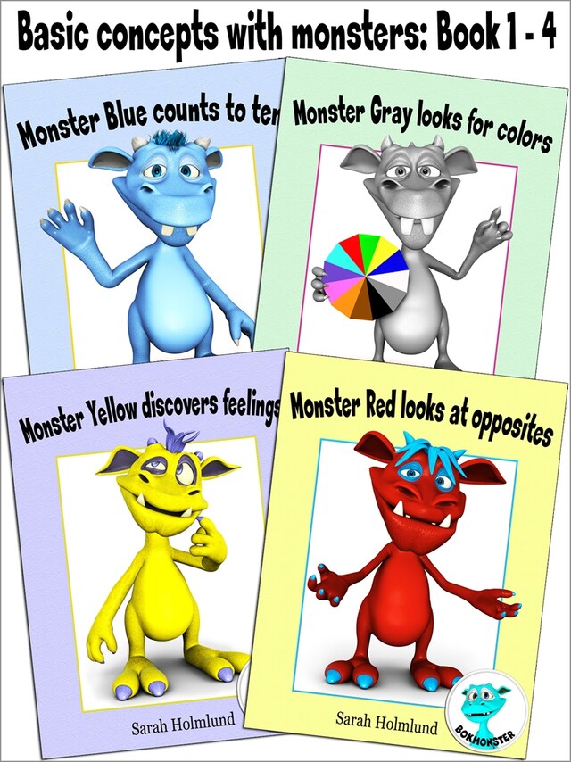 Okładka książki dla Basic concepts with monsters: Book 1 - 4