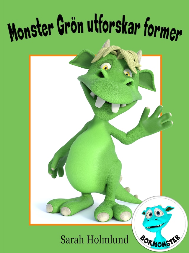 Copertina del libro per Monster Grön utforskar former