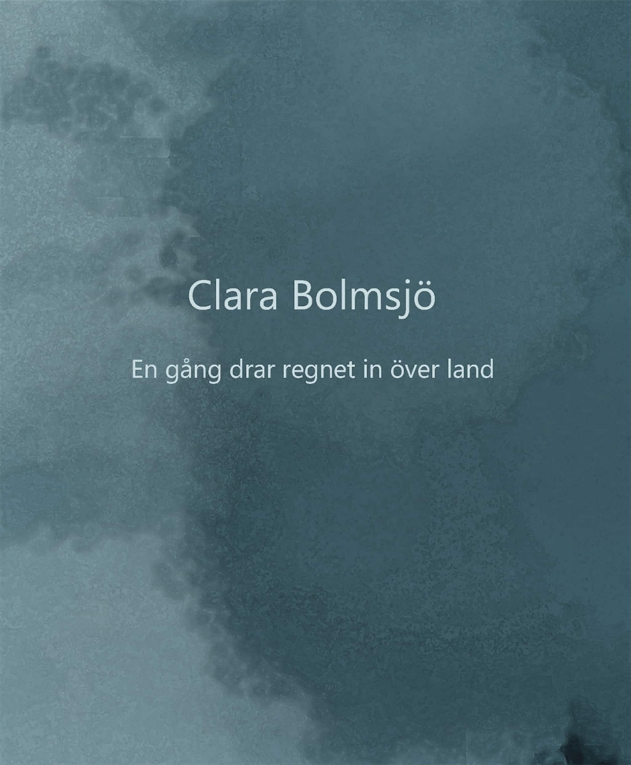 En gång drar regnet in över land