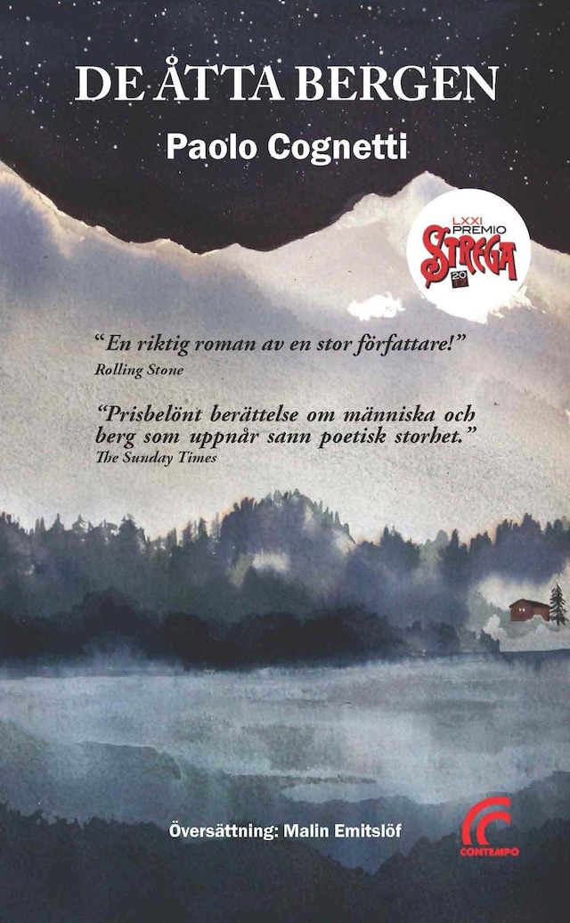 Okładka książki dla De åtta bergen