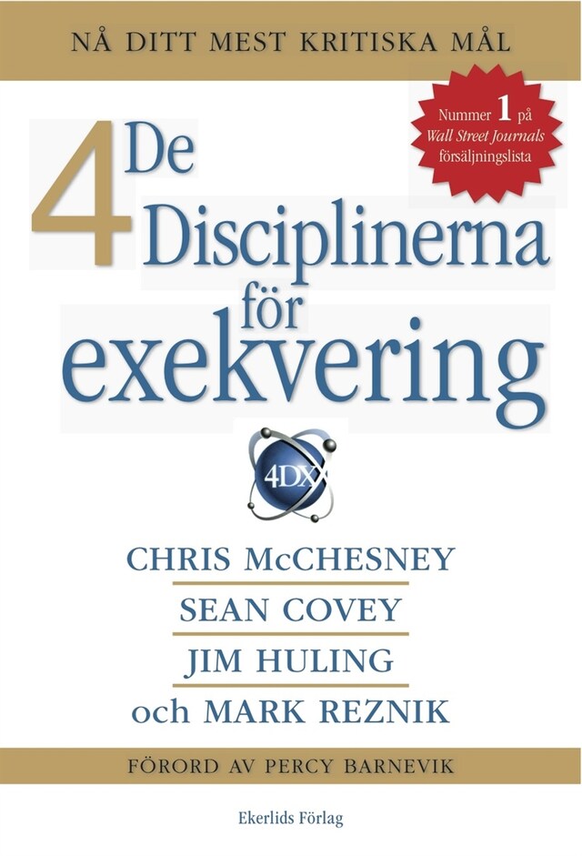 Book cover for De 4 disciplinerna för exekvering