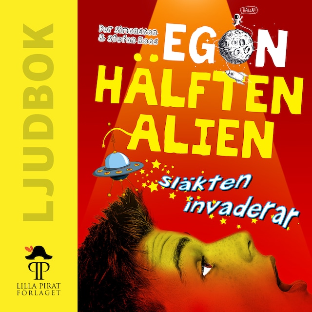 Book cover for Egon  hälften alien : släkten invaderar