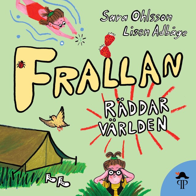 Buchcover für Frallan räddar världen