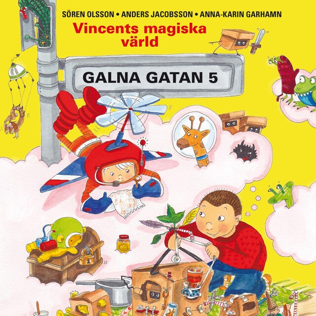 Couverture de livre pour Vincents magiska värld