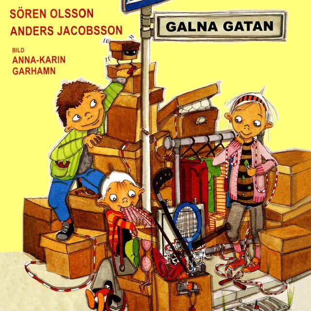 Book cover for Galna gatan