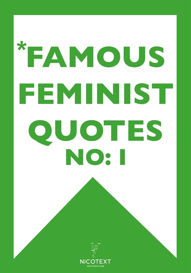 Buchcover für *FAMOUS FEMINIST QUOTES I