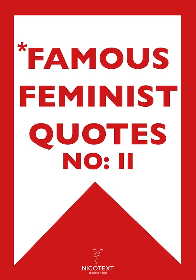 Buchcover für *FAMOUS FEMINIST QUOTES II