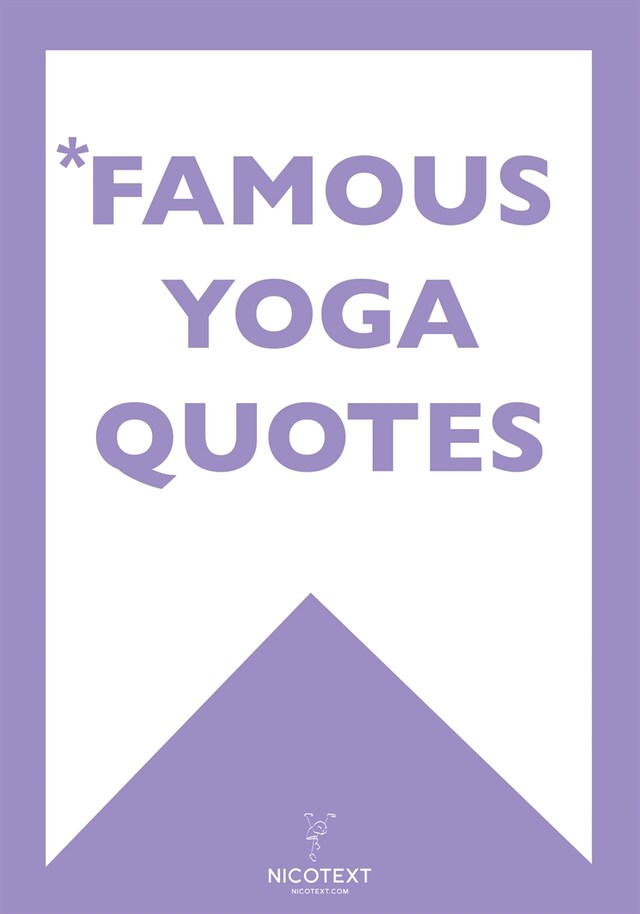 Book cover for *FAMOUS YOGA QUOTES
