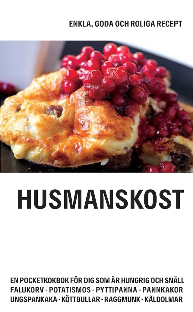 Okładka książki dla Pocketkokboken HUSMANSKOST