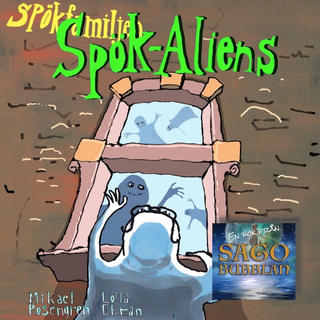 Portada de libro para Spökfamiljen - Spök-Aliens