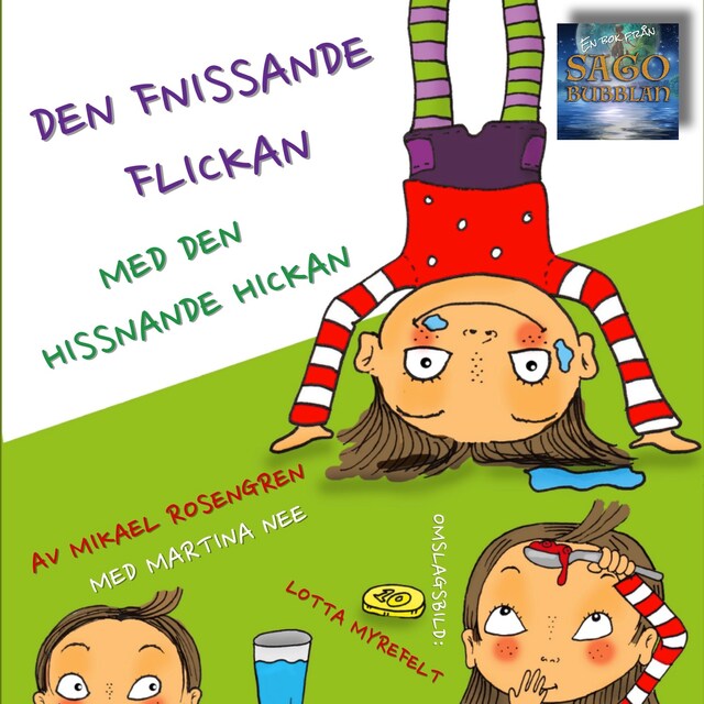 Book cover for Den fnissande flickan med den hissnande hickan