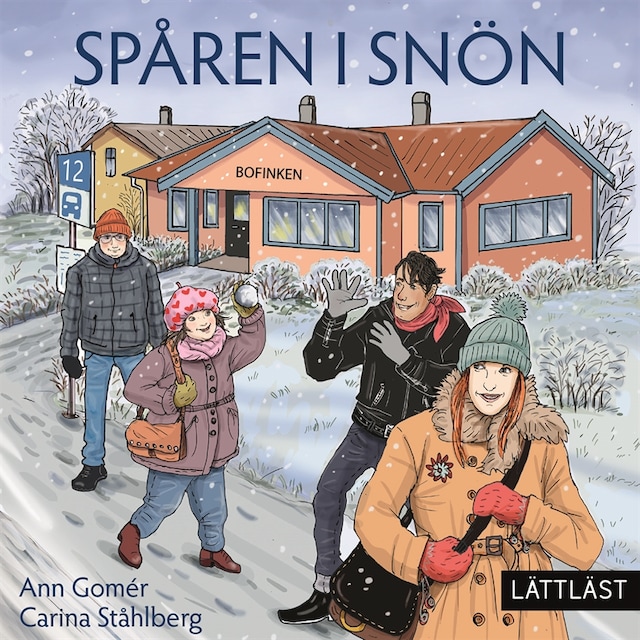 Book cover for Spåren i snön / Lättläst
