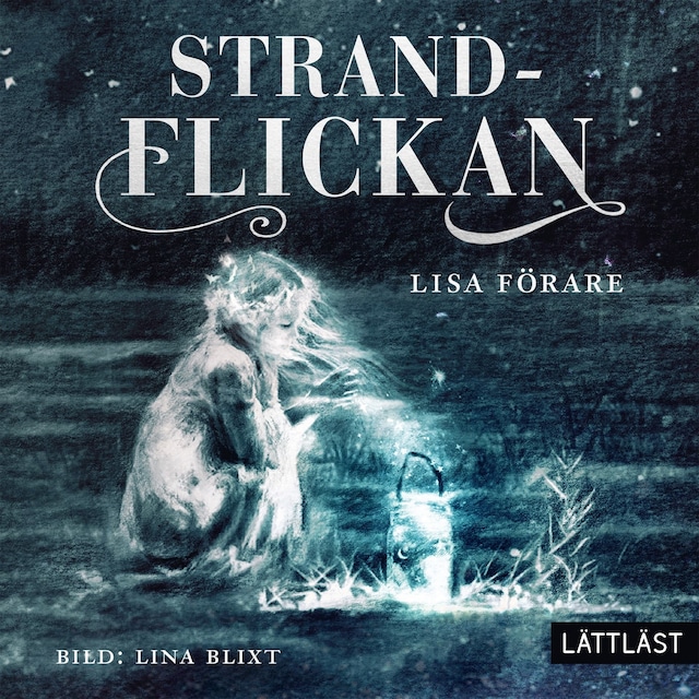 Book cover for Strandflickan (lättläst)
