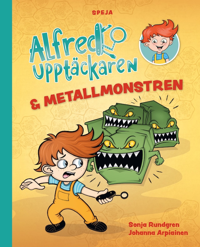 Copertina del libro per Alfred Upptäckaren och metallmonstren