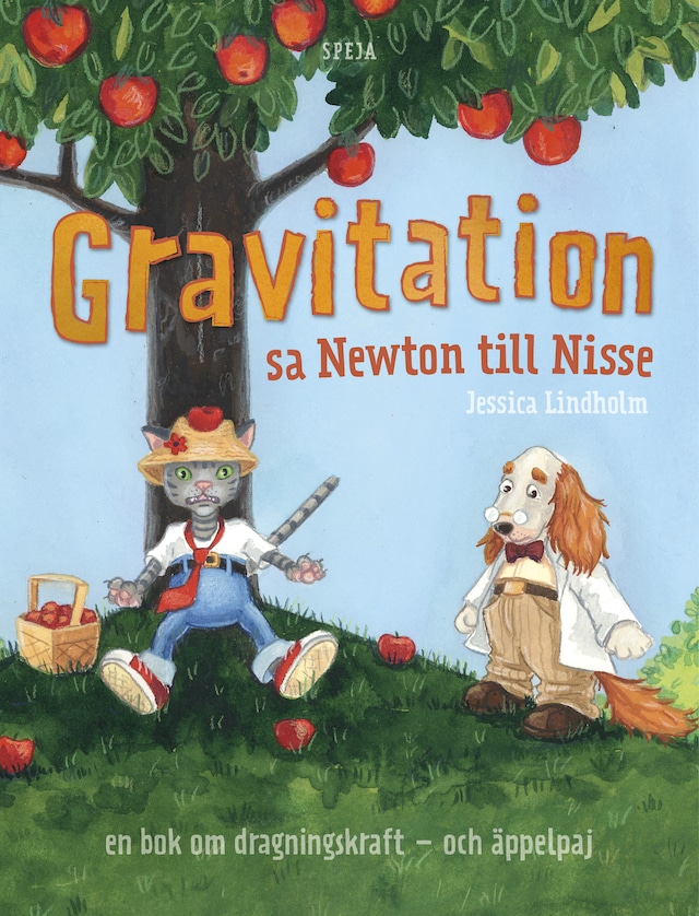 Kirjankansi teokselle Gravitation! sa Newton till Nisse