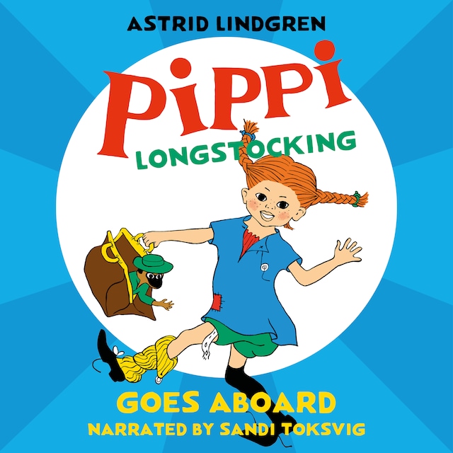 Buchcover für Pippi Longstocking Goes Aboard