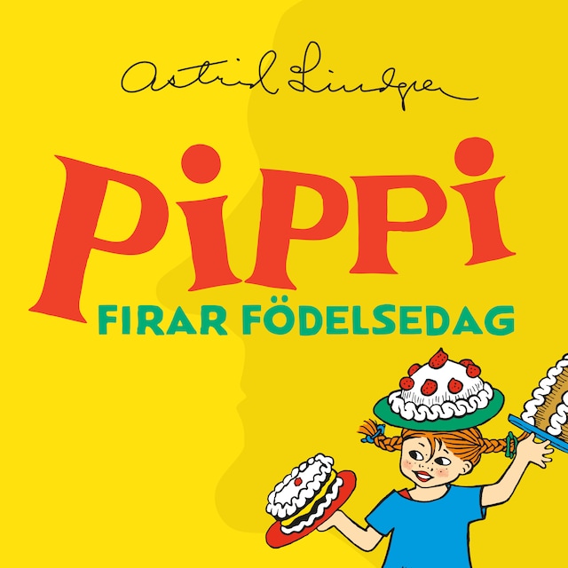 Boekomslag van Pippi firar födelsedag