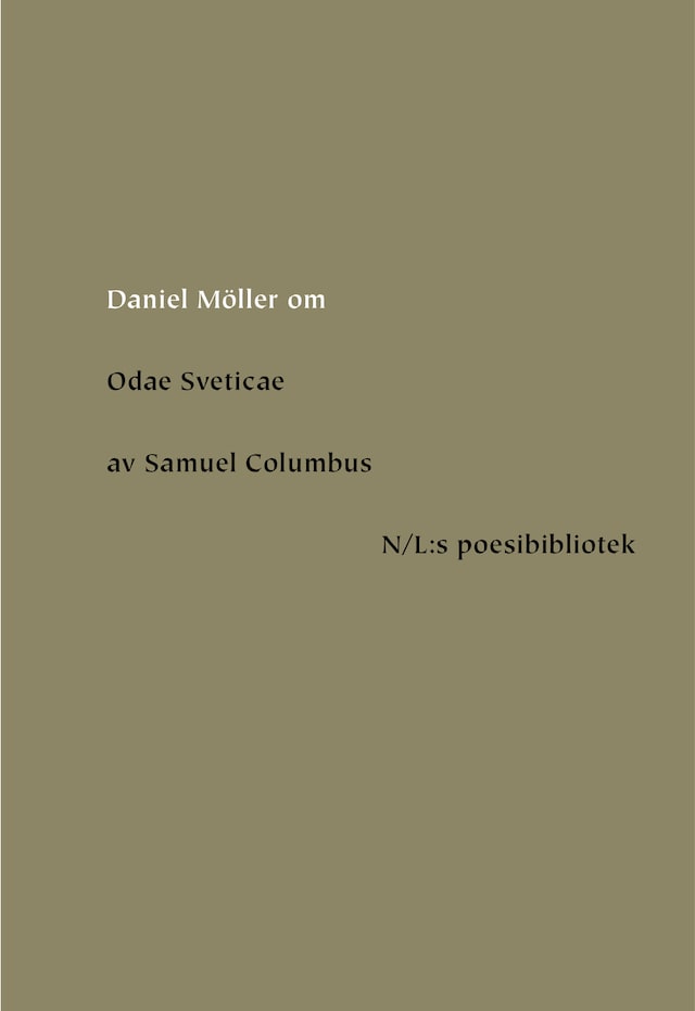 Book cover for Om Odae Sveticae av Samuel Columbus