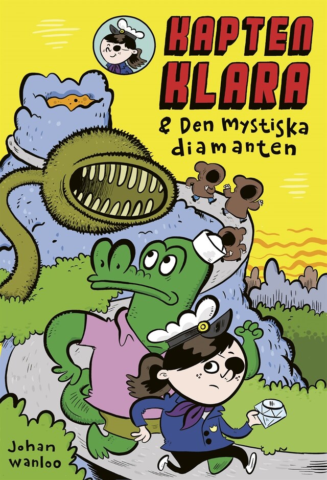 Kapten Klara & den mystiska diamanten Boekomslag van Kapten Klara & den mystiska diamanten