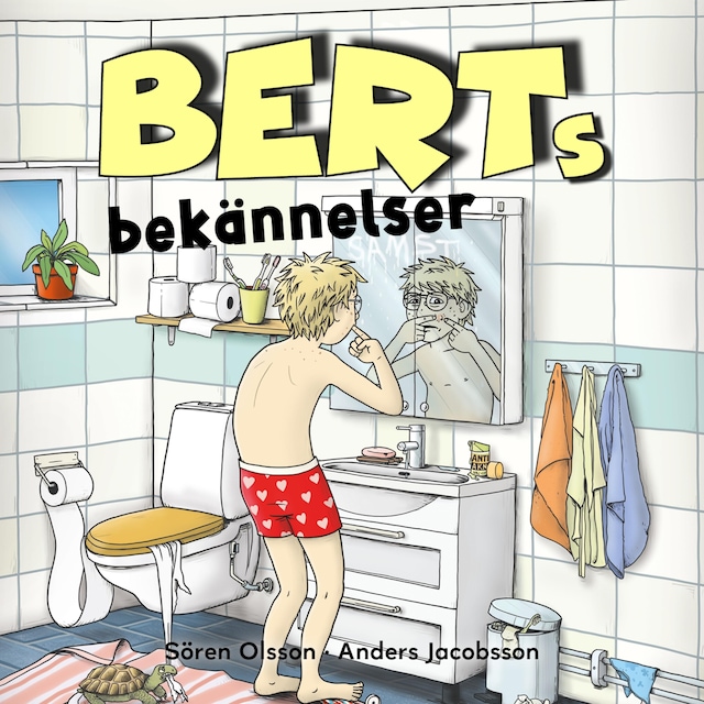 Kirjankansi teokselle Berts bekännelser