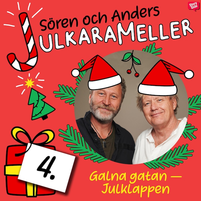 Book cover for Galna gatan - Julklappen