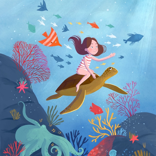 Book cover for Лунная девочка в подводном царстве
