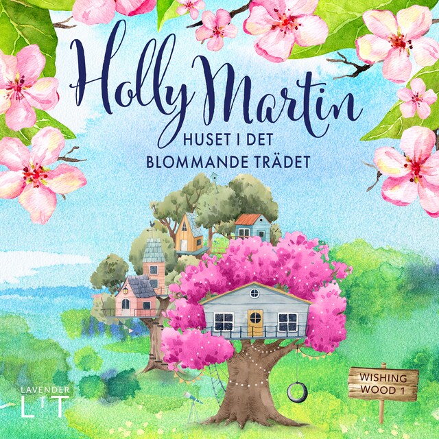 Book cover for Huset i det blommande trädet